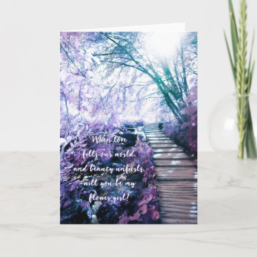 mijn bloemenmeisje met betoverend bos (Voorkant)