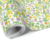 Mijn bloemontwerp cadeaupapier (Rol Hoek)