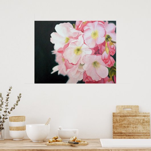 Mijn bloesems poster (Keuken)
