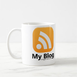 Mijn Blog RSS Logo Coffee-Mok Koffiemok