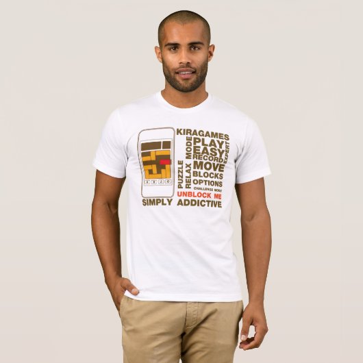 Mijn blokkering opheffen t-shirt (Voorkant volledig)