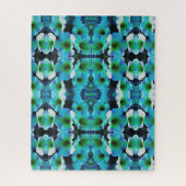 Mijn Blue Petunia Puzzle Legpuzzel (Verticaal)
