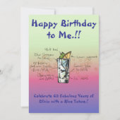 Mijn Blue Tahoe verjaardagsfeestje uitnodiging (Voorkant)