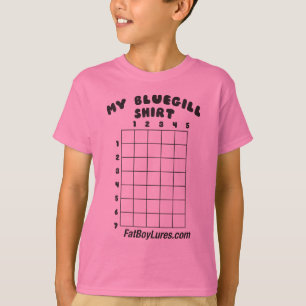 Mijn Bluegill die T-shirt meten