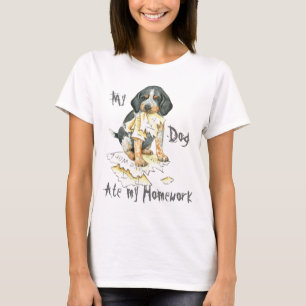 Mijn Bluetick Ate Mijn thuiswerk T-shirt