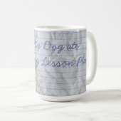 Mijn Bluetick Ate My Lesson Plan Koffiemok (Voorkant rechts)