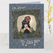 Mijn Blunder die - enkel ben ik Droevig zeggen - Kaart (Gele Bloem)