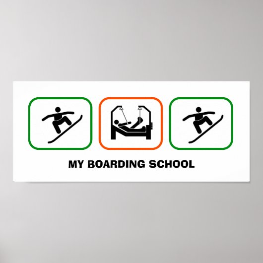 MIJN BOARDING SCHOOL POSTER (Voorkant)