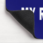 Mijn Boat. Mijn regels - grappig boeien Muismat (Hoek)