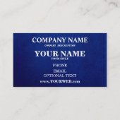 Mijn Boat. Mijn regels - grappig boeien Visitekaartje (Achterkant)