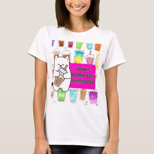 MIJN BOBA THEE PARADIJS T-SHIRT (Voorkant)