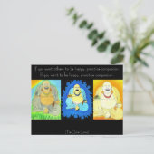 Mijn boeddha briefkaart (Staand voorkant)