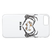 Mijn boek Chihuahua kostuum met skelet hart handen Case-Mate iPhone Case (Achterkant (Horizontaal))