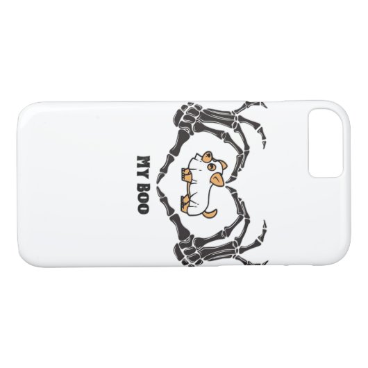 Mijn boek Chihuahua kostuum met skelet hart handen Case-Mate iPhone Case (Achterkant (Horizontaal))