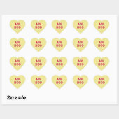 Mijn boek leuke leuke Valentijnsdag conversatie Hart Sticker (Vel)