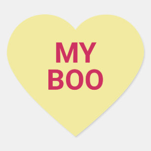 Mijn boek leuke leuke Valentijnsdag conversatie Hart Sticker