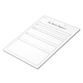 Mijn boek Rapport Review Notitieblok (Schuin)