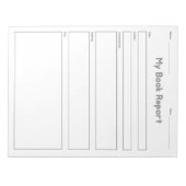 Mijn boek Rapport Review Notitieblok (Voorkant)