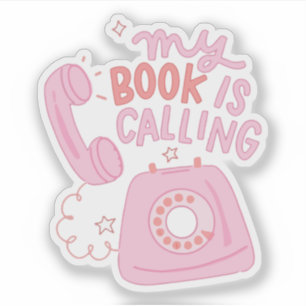 Mijn boek roept sticker