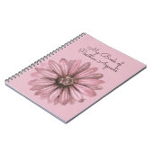 Mijn boek van positieve aspecten Pink Floral Notitieboek (Linkerzijde)