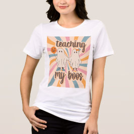 Mijn boeken leren Spooky Teacher Tri-Blend Shirt