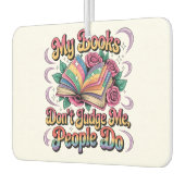 Mijn boeken oordelen niet over mij... luchtverfrisser (Links)