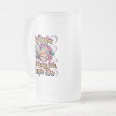 Mijn boeken oordelen niet over mij... matglas bierpul (Voorkant links)