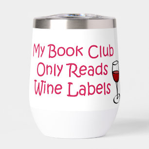 Mijn boekenclub leest alleen wijnlabels