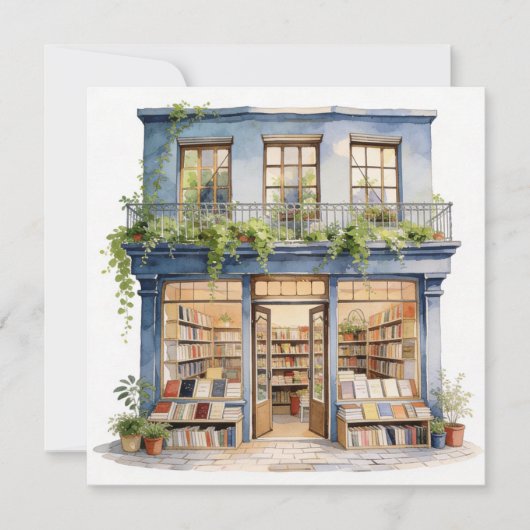 Mijn Boekwinkel  Notitiekaartje (Voorkant)