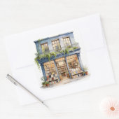 Mijn Boekwinkel  Vierkante Sticker (Envelop)