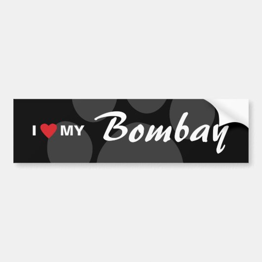 Mijn bombay bumpersticker (Voorkant)