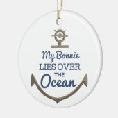 Mijn Bonnie ligt over de oceaan Keramisch Ornament (Links)