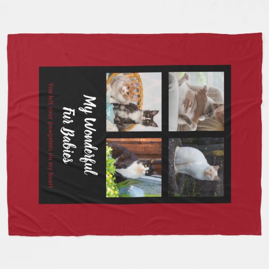 Mijn Bont Baby's Aangepaste foto Fleece Deken (Voorkant (Horizontaal))