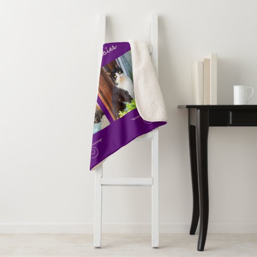 Mijn Bont Baby's Aangepaste foto Sherpa Deken (In situ)