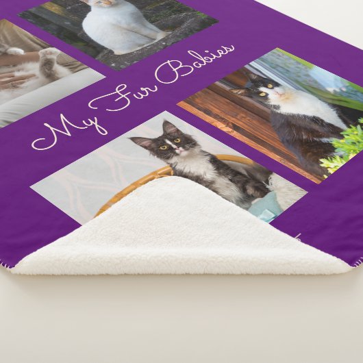 Mijn Bont Baby's Aangepaste foto Sherpa Deken (3/4)