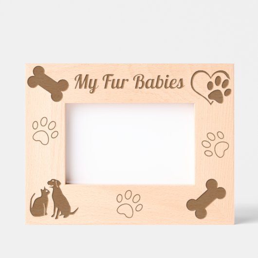  mijn bontbaby's gegraveerde lijstjes (Voorkant)