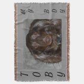 Mijn bontjas Baby Deken (Voorkant Verticaal)