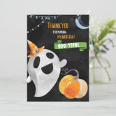 Mijn Boo-Dag Dank u Kaart (Staand voorkant)