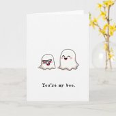 Mijn Boo Geest Liefdeskaart Kaart (Gele Bloem)
