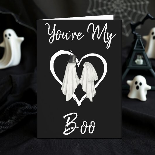 Mijn Boo Ghost Halloween Happy Birthday Kaart