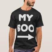 Mijn Boo Matching Couples Tee Shirt (Voorkant)