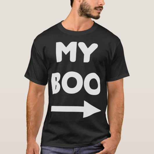 Mijn Boo Matching Couples Tee Shirt (Voorkant)