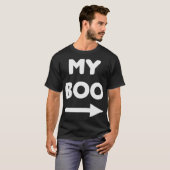 Mijn Boo Matching Couples Tee Shirt (Voorkant volledig)