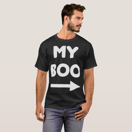 Mijn Boo Matching Couples Tee Shirt (Voorkant volledig)