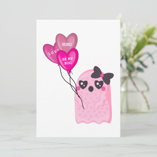 Mijn Boo Valentijnskaart Feestdagenkaart (Staand voorkant)