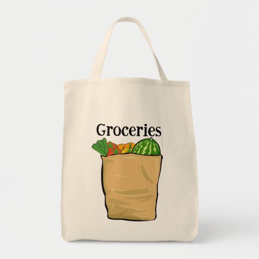 Mijn boodschappentas tote bag (Voorkant)