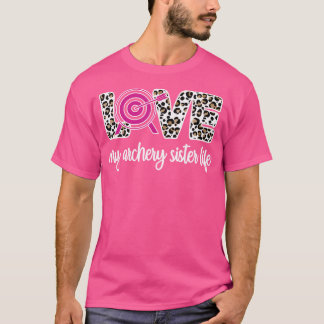 Mijn boogschietzusterleven is van een boogschutter t-shirt