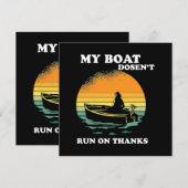 Mijn boot loopt niet op Bedankt (Voorkant / Achterkant)