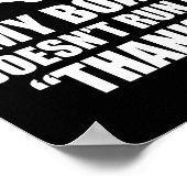 Mijn boot loopt niet op Bedankt schimmelende Gezeg Poster (Hoek)