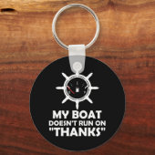 Mijn boot loopt niet op Bedankt. Sleutelhanger (Voorkant)